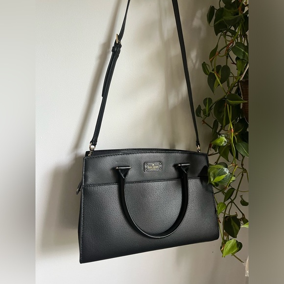 Kate Spade New York Women's Caley Grove Street Leather Satchel Crossbody Bag - Picture 5 of 8